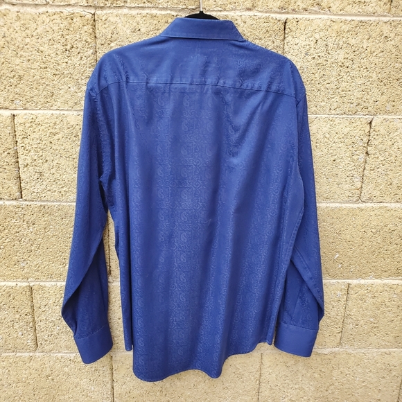 Robert Graham Blue Button down - Picture 2 of 6